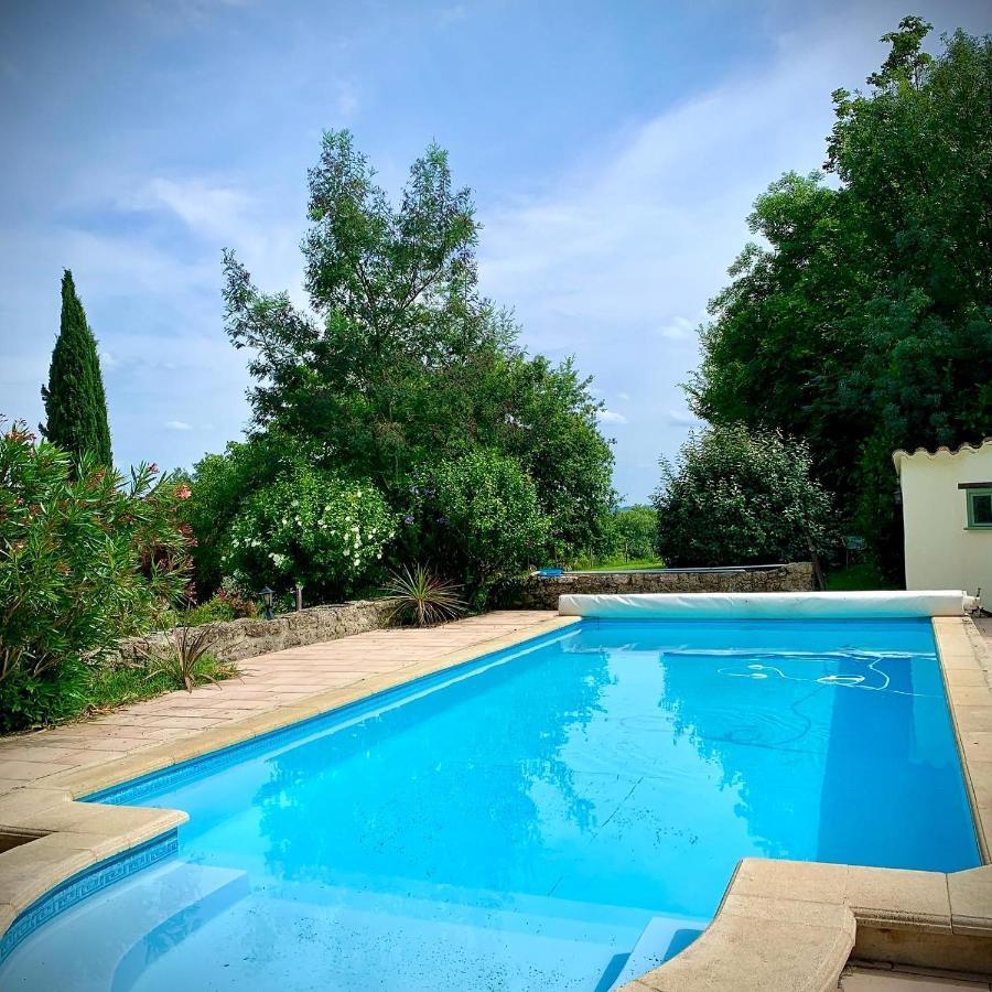 Gite La Canopee A Duras - Piscine ภายนอก รูปภาพ
