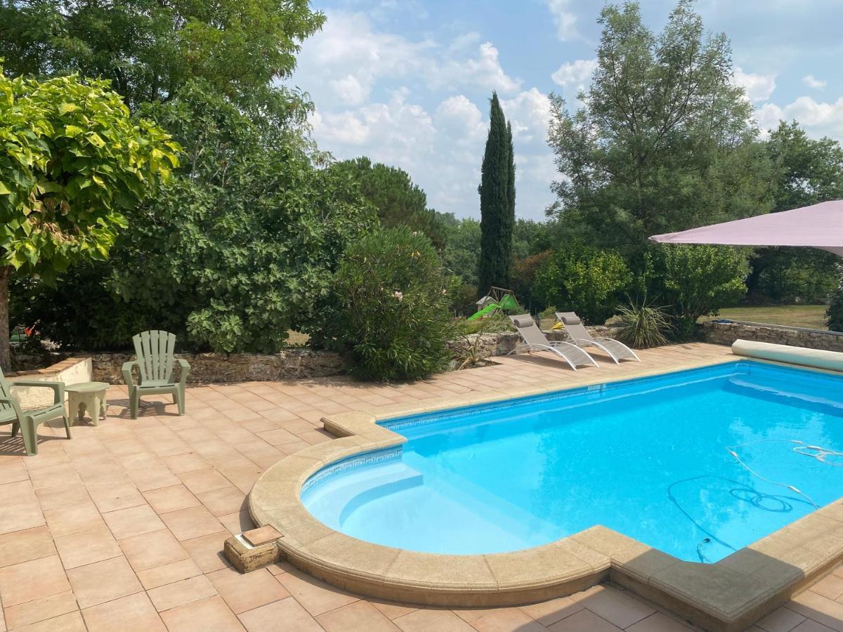 Gite La Canopee A Duras - Piscine ภายนอก รูปภาพ